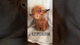 Adorable Ultra-Soft Highland Cow Stuffed Animal &ndash; Cozy Farm Vibes for Kids & Cow Lovers!