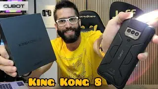 CUBOT KING KONG 8 12GB/256GB: SMARTPHONE Parrudo com Super LANTERNA e Bateria de 10.600 Mah!