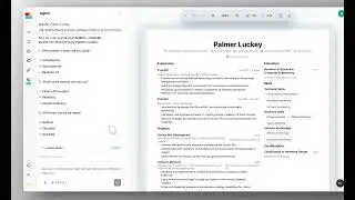 New: end to end workflow using the Rezzy Agent UI