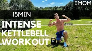 15 MINUTE INTENSE KETTLEBELL FLOW WORKOUT // EMOM style