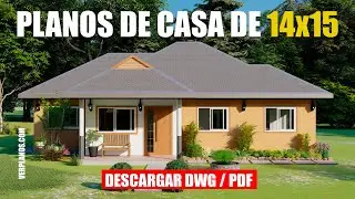 ✅ Plano de Casa &iexcl;GRATIS! #4 Dormitorios #2 Ba&ntilde;os