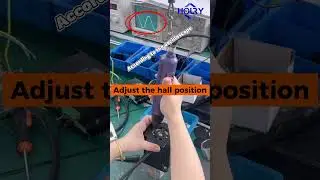 BLDC Motor hall sensor test〰️#bldcmotor #brushlessmotor #bldc #holry #holrymotor