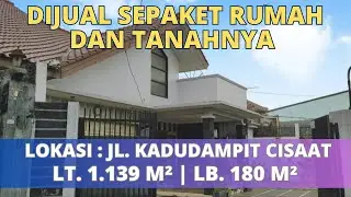 DIJUAL RUMAH DAN TANAH LUAS DI PERKAMPUNGAN WILAYAH CISAAT KADUDAMPIT SUKABUMI
