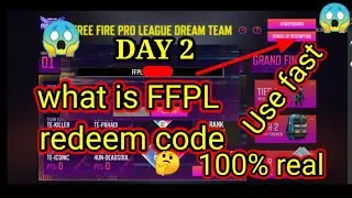 DAY 2 FFPL DREAM TEAM REDEEM CODE FOR FREE FIRE 27/6/2021||REDEEM CODE MIL GAYA😱