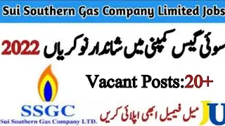 Sui Southern Gas Company Jobs 2022 | SSGC Jobs 2022
