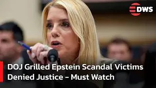HISTORIC SCRUTINY: DOJ Under Fire Epstein Files Exposed AG Bondi Faces Explosive Questions | AC14