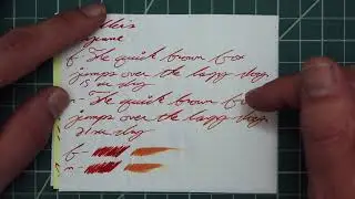 Noodler's Cayenne Fountain Pen Ink #fountainpenink #fountainpens