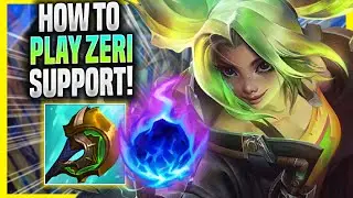 LEARN HOW TO PLAY ZERI SUPPORT LIKE A PRO! - Korean Challenger Plays Zeri SUPPORT vs Maokai!