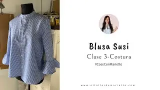 La Blusa más linda y fácil de hacer! - #BlusaSusi #coseconmariette