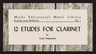 Victor Polatschek: 12 Etudes for Clarinet