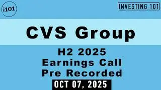 CVS Group H2 2025 Earnings Call Pre Recorded | H2 2025 Earnings Conference Call | H2 2025 Results