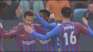 FIFA 22 Celta de Vigo VS Barcelona, Jornada 13 de la Liga Espa&ntilde;ola 2022 #fifa22ps5 