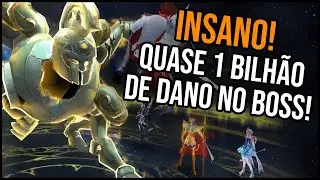 INACREDITÁVEL! QUASE 1 BILHÃO DE DANO NO BOSS DA LEGIÃO! - SAINT SEIYA AWAKENING