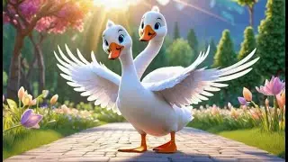 Feathery Swan Glides Grace | English Nursery Rhyme | Kids Songs | Baby Music