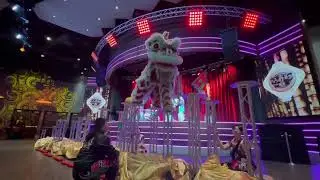 Portland White Lotus Lion Dance High Poles Lunar New Year 2023 @ ilani Casino