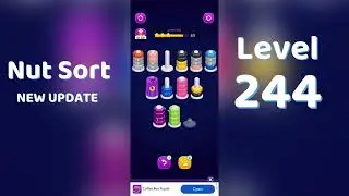 🧩 Nut Sort Level 244 Walkthrough | Step-by-Step Guide 🎮 | Mini Boss