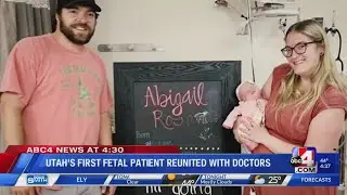 Mother and baby celebrate first in-utero fetal surgery in Utah