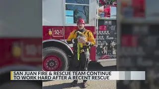 San Juan County Fire and Rescue team saves stranded puppy
