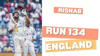 IND VS ENG 1st test match ~ Rishabh Pant Run 134 Ball 178 #rishabhpant #indiancricketplayer