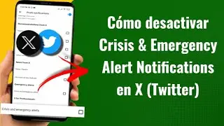 C&oacute;mo desactivar Crisis & Emergency Alert Notifications en X (Twitter) | Espa&ntilde;ol