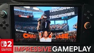 Madden 26 Switch 2 Handheld Gameplay | Very IMPRESSIVE!
