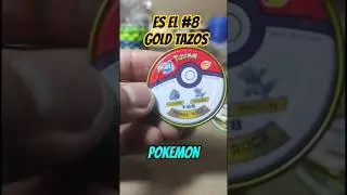 Tazo #8 De la Colecci&oacute;n GOLD POK&Eacute;MON 4 De M&eacute;xico #shorts #nostalgia #Pokemon #tazos #pog #nostalgia