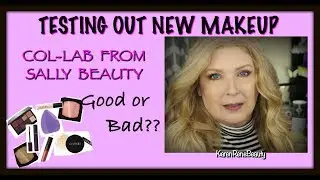TESTING OUT NEW MAKEUP COL-LAB FROM SALLY BEAUTY | GOOD OR BAD?