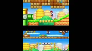 New super mario bros ShadowLee19's custom level TAS comparison