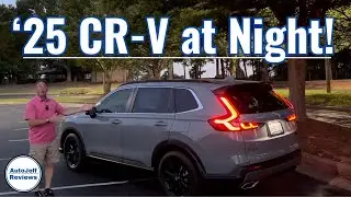 Honda CR-V 2025 года ночью: кнопки, органы управления, подсветка! Лучше, чем RAV4?