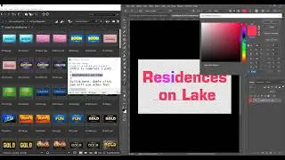 How to edit text effect in a template PSD file