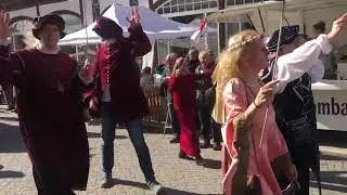 35.Burgfest Tangerm&uuml;nde 2024 Einzug des Kaisers