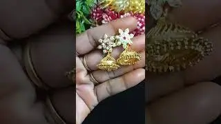 Impon stud micro gold plated jimiki available contact my whatsapp 9787318720...