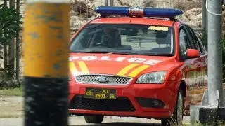 Emergency Services & Traffic in Bali, Indonesia, May 2012