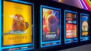 Disney/Pixar HOPPERS Hype Display @ REGAL Cinemas - January 2026 - (Madagascar Re-Release & More)