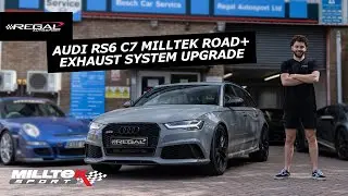 C7 RS6 Exhaust - Milltek Resonated Road+ Exhaust System [with before and after sounds]