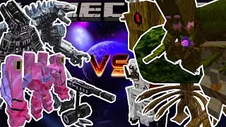 TEAM ROBOT VS TEAM PLANT - MINECRAFT 1.16.5 (MOB BATTLE)