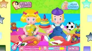 Barbie Twins Babysitter Games - Barbie Games - Baby Game