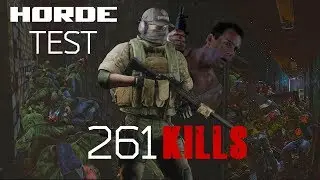 Escape from Tarkov.  Factory Horde 261 kills. Spawn limit test