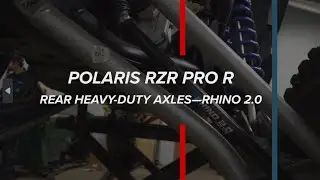 How to Install SuperATV's Rhino 2.0 Rear Axles on the Polaris RZR PRO R