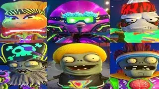 PvZ Garden Warfare 2: ALL PARTY CHARACTERS! (LEGENDARY) - Gameplay