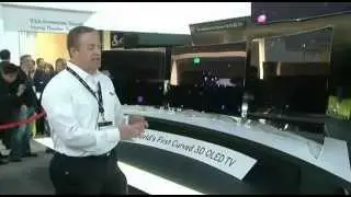 [CES 2013] LG OLED TV with Curved Screen
