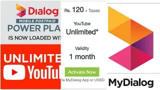 Unlimited Youtube Power Plan in Dialog +120