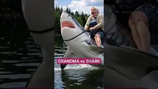 When Retirement Is No Barrier to Extreme Sports: Grandma on a Shark