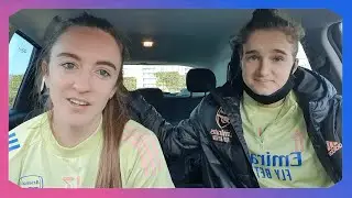 VLOG  | Pre-match meal and game day with Arsenal ⚽️ | Lisa Evans & Vivianne Miedema