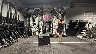 Half Kneeling Position To Box Jump