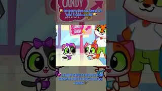 Don&rsquo;t Be Scared 😭 Learn Good Habits & Escalator Safety With Song 🎶😻