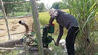 6 mahine se khadi engine ko chalu karne per bahut dhuan Diya pani ka engine 🚂🚂