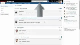 Understanding the Oracle Social Network Web Client