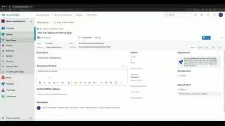 Azure DevOps Boards create a work item