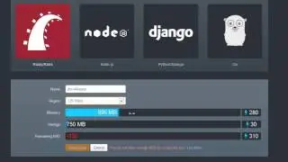 Subir aplicación en Rails/Django/Node en 5mins sin instalar nada.